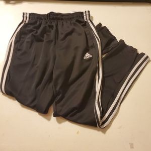 Adidas White Stripe Joggers